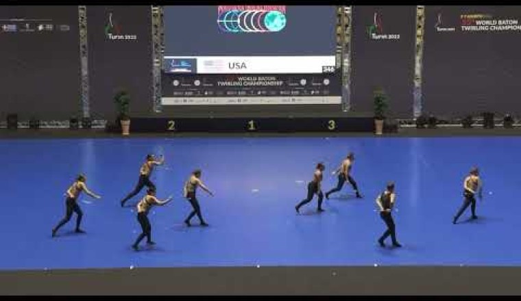 Team Finals ~ World Baton Twirling Championship ~ Turin, Italy 2022