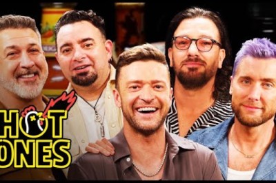 *NSYNC Breaks Another Record While Eating Spicy Wings