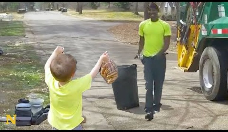 Garbageman Becomes Kid's Hero