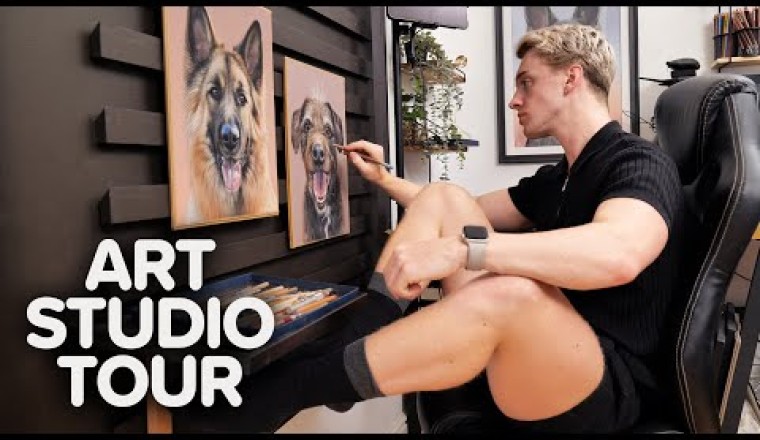 Small Art Studio Tour!
