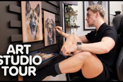 Small Art Studio Tour!