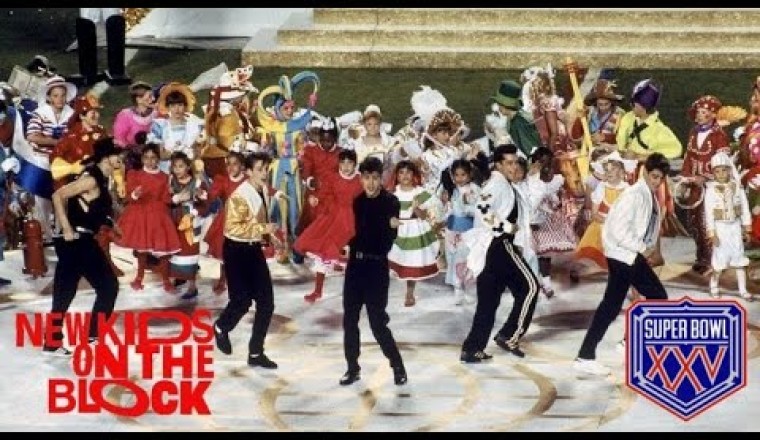 New Kids On The Block (NKOTB) - Super Bowl XXV Halftime Show