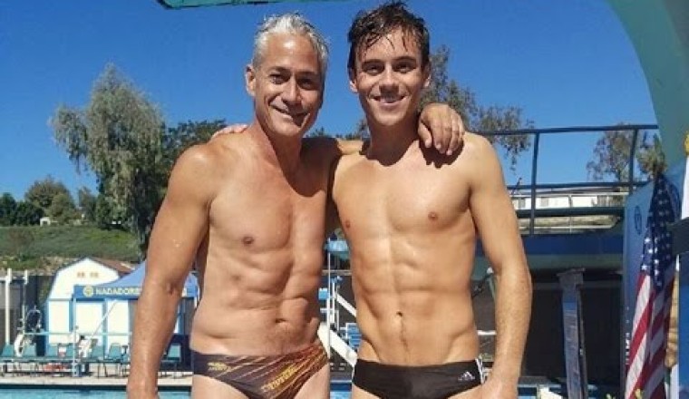 Tom Daley Dives Synchro With GREG LOUGANIS!