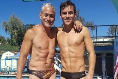 Tom Daley Dives Synchro With GREG LOUGANIS!