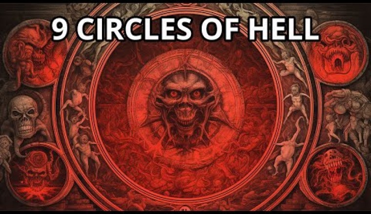 The 9 Circles of Hell and How Satan Is Trapped in a Frozen Lake