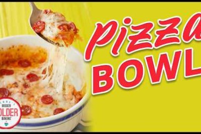2-Minute Microwave Pizza Bowl and Sauce