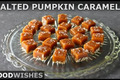 Salted Pumpkin Caramels