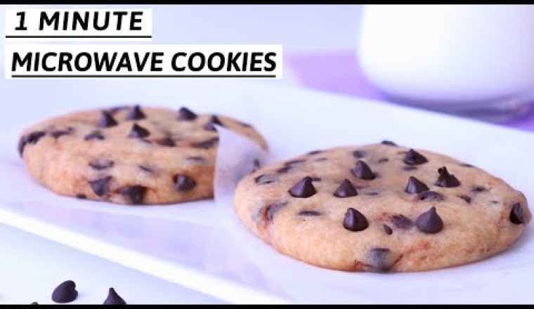 1 Minute Microwave Chocolate Chip Cookie