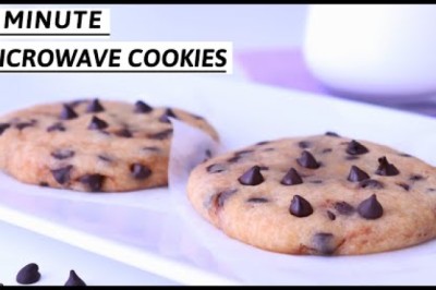 1 Minute Microwave Chocolate Chip Cookie