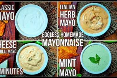 4 Eggless Mayonnaise Dips