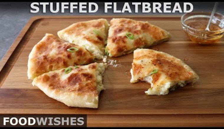Cheese and Potato Stuffed Flatbread
