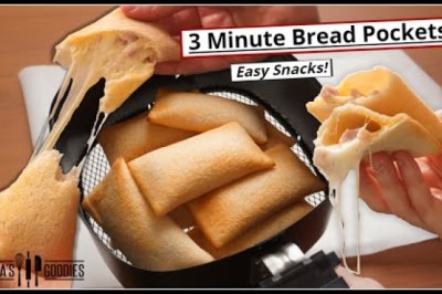 EASY 3 Minute Air Fryer Hot Pockets