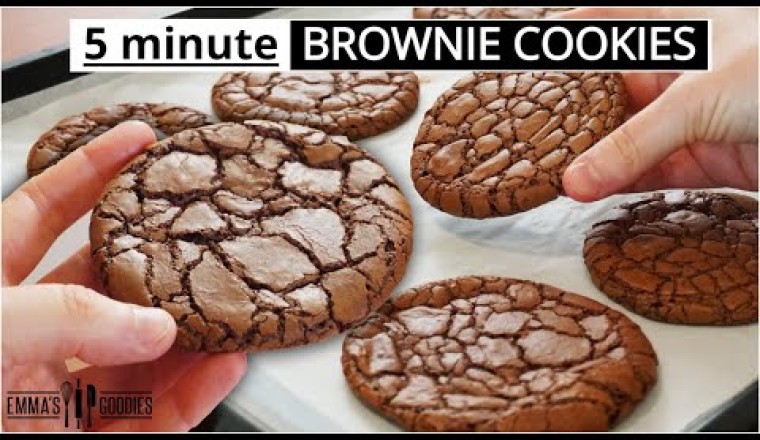 The EASIEST Fudgy Brownie Cookies!