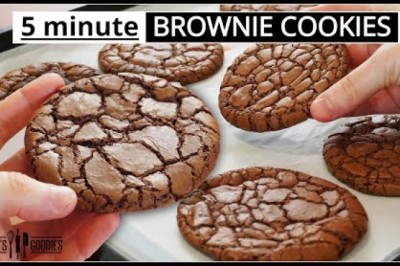 The EASIEST Fudgy Brownie Cookies!