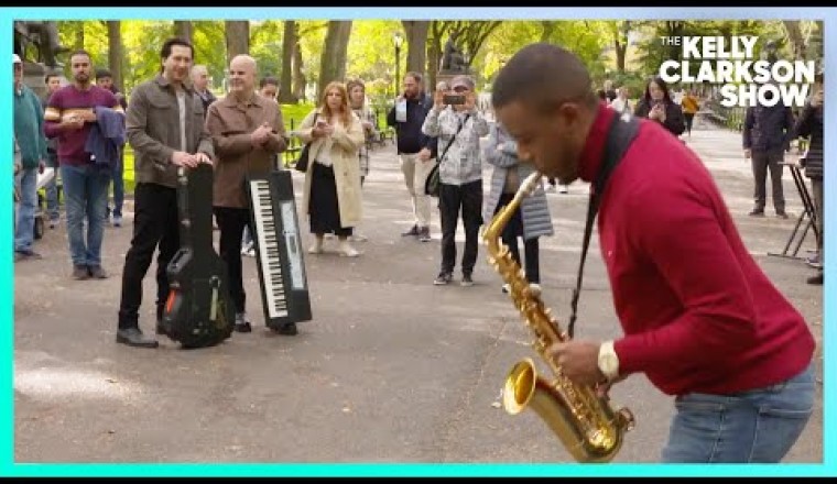 Kelly Clarkson Show Band Scouting Central Park
