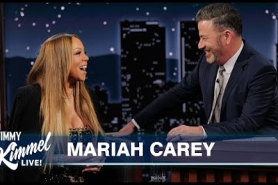 Mariah Carey Drops by Jimmy Kimmel