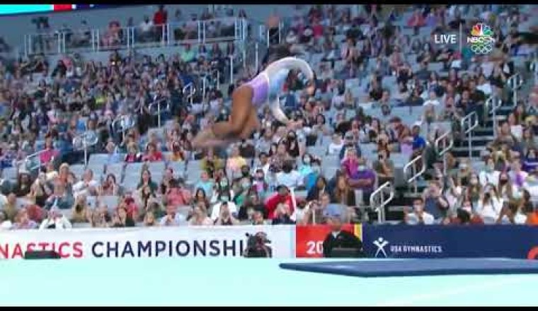 Simone Biles in Extreme Slow Motion
