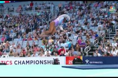 Simone Biles in Extreme Slow Motion