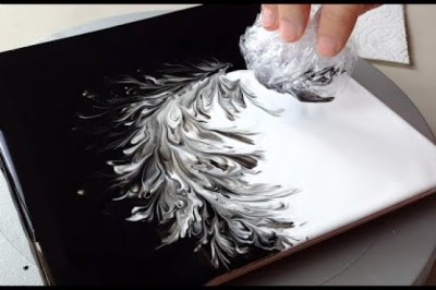 Plastic Wrap Art