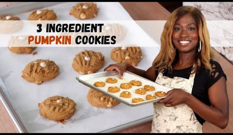 Two Ingredient Pumpkin Spice Cookies