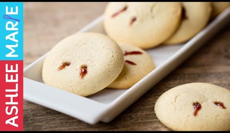 Raspberry Jam Filled Sugar Cookies
