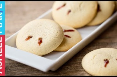 Raspberry Jam Filled Sugar Cookies