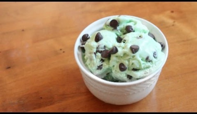 Mint Chocolate Chip Ice Cream