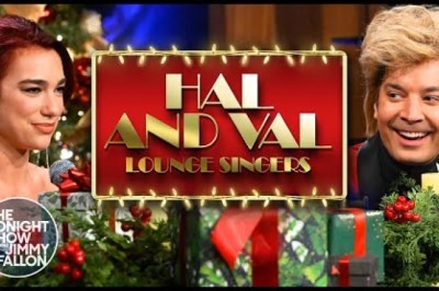 Val and Hal, Holiday Lounge Singers with Dua Lipa