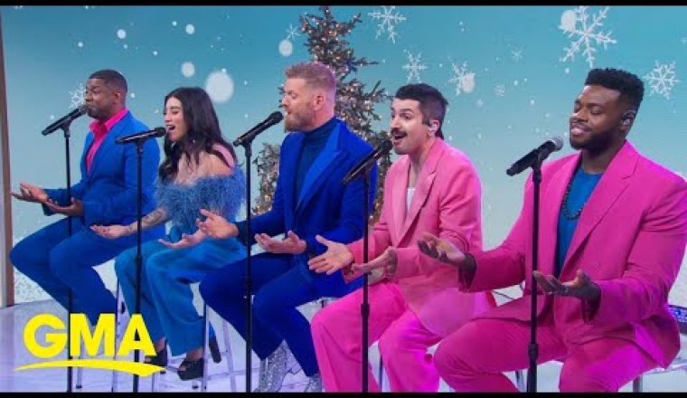 Pentatonix Performs ‘White Winter Hymnal’ on ‘GMA’