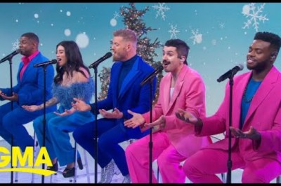 Pentatonix Performs ‘White Winter Hymnal’ on ‘GMA’