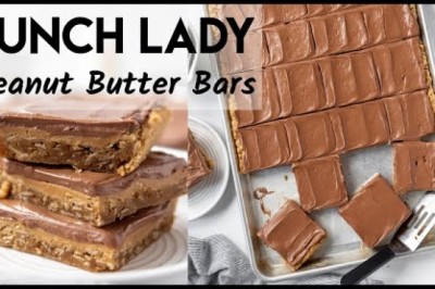 Lunch Lady Peanut Butter Bars