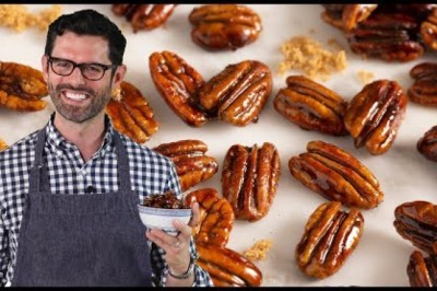 Easy Candied Pecans