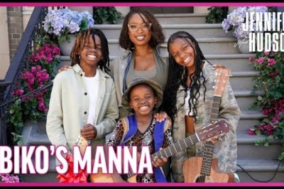 Jennifer Hudson Sings with Viral Kid Music Group Biko’s Manna