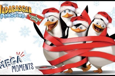 The Madagascar Penguins in a Christmas Caper