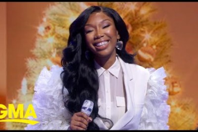 Brandy performs ‘Someday At Christmas’ on 'GMA'