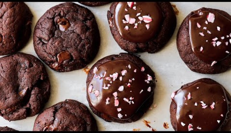 Vegan Chocolate Peppermint Cookies