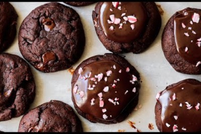 Vegan Chocolate Peppermint Cookies