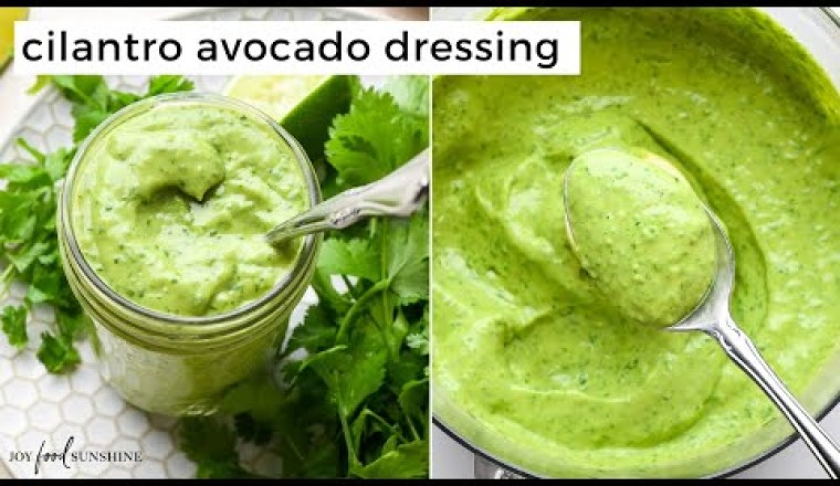 Cilantro Lime Avocado Dressing