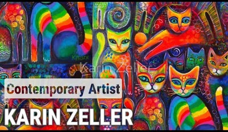 Karin Zeller: The Artist Behind the Striking Tiger Abstract