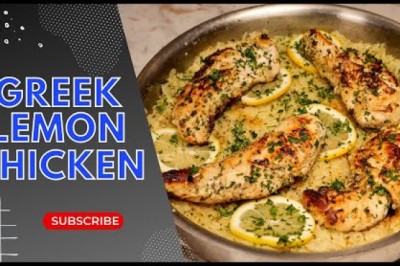Marinaded Greek Chicken and Lemon Rice