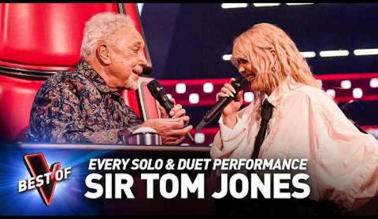 Every Sir TOM JONES Solo and Duet Performances on The Voice UK