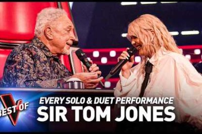 Every Sir TOM JONES Solo and Duet Performances on The Voice UK