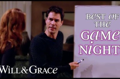 Will and Grace Being Annoyingly Competitive at Game Nights