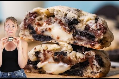 Oreo Cheesecake Stuffed Cookies
