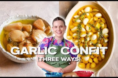 Perfectly Soft and Caramelised Garlic Confit (Made 3 Ways)