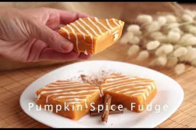 Easiest Pumpkin Spice Fudge