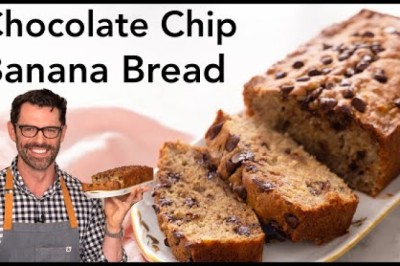 EASY Chocolate Chip Banana Bread