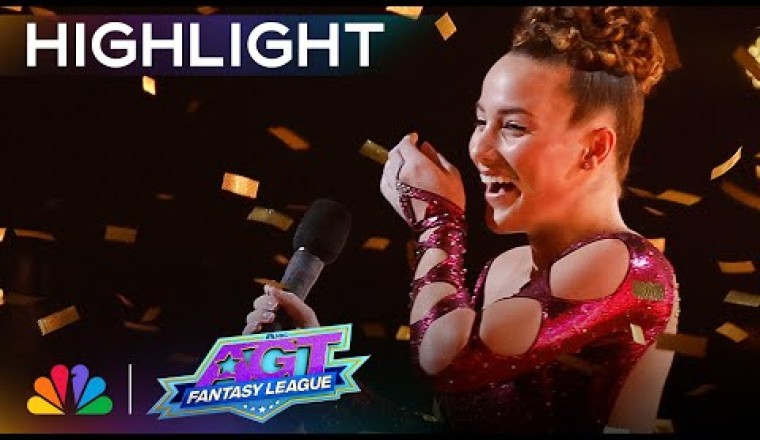 Golden Buzzer: Sofie Dossi's JAW-DROPPING act wins over Heidi Klum!