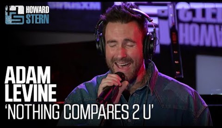 Adam Levine “Nothing Compares 2 U” Live on the Stern Show