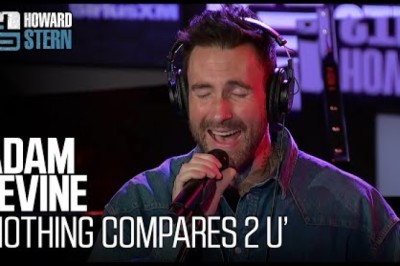 Adam Levine “Nothing Compares 2 U” Live on the Stern Show